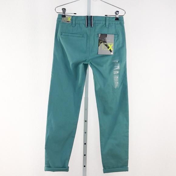 Carbon Flex Blue/Green Skinny Jeans NWT - Picture 3 of 9